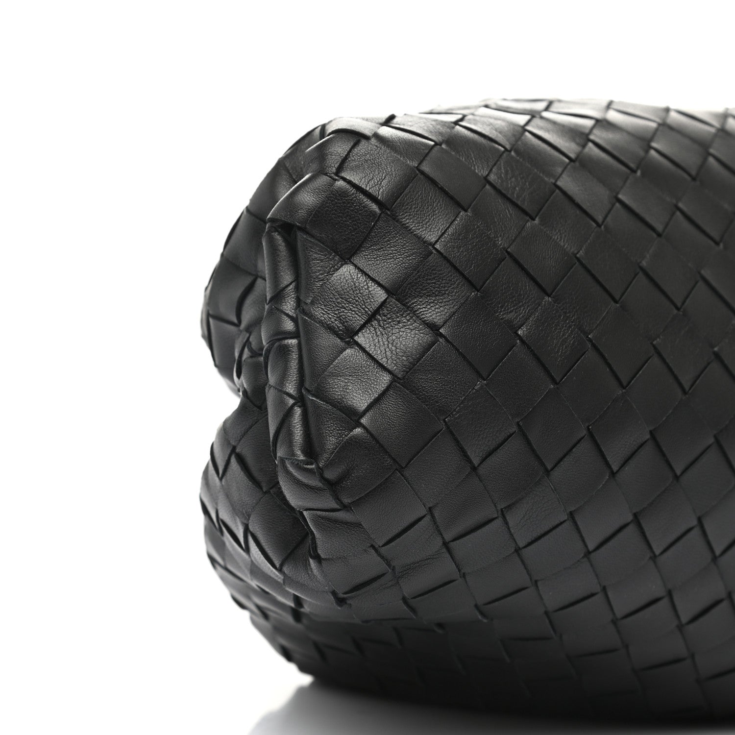 Bottega Veneta Nappa Maxi Intreccio The Pouch Oversized Clutch Black 9 of 10