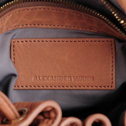 Alexander Wang Pebbled Lambskin Diego Bucket Bag Blush Pale Gold Hardware 6 of 7