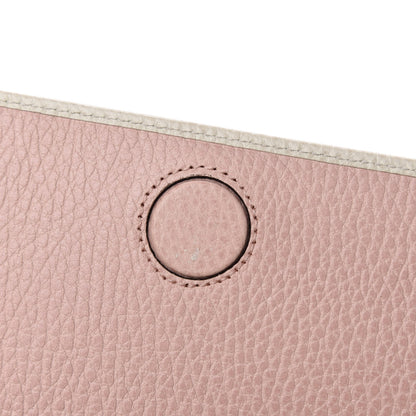 Gucci Calfskin GG Marmont Bow Chain Wallet White 8 of 11