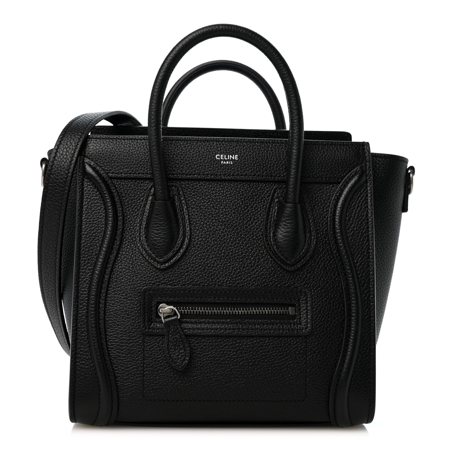 Smooth Calfskin Nano Luggage Black