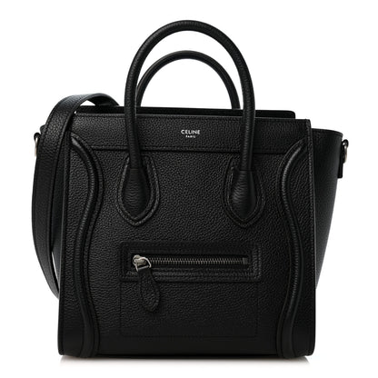 Celine Smooth Calfskin Nano Luggage Black 1 of 11