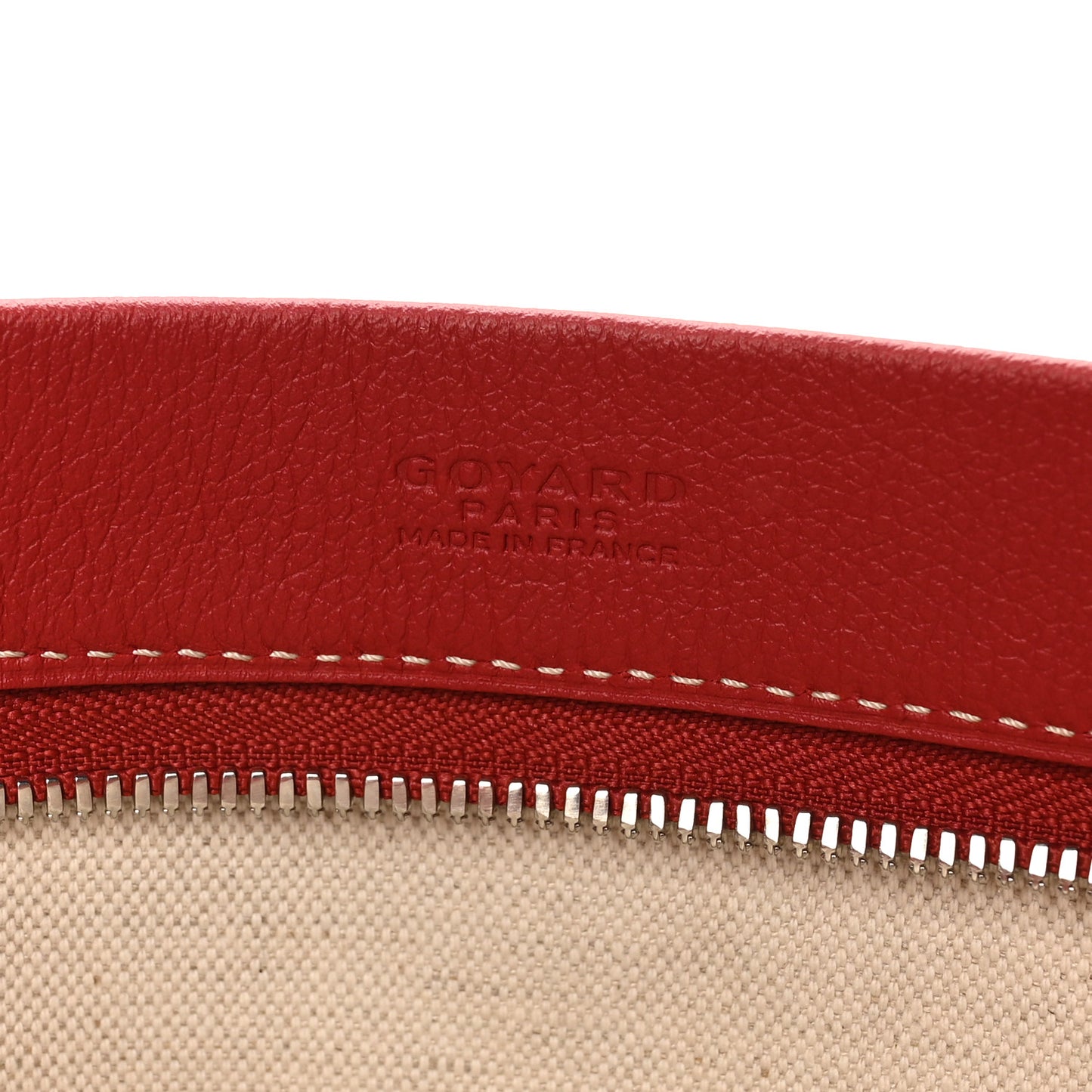 Goyardine Conti Pouch Red