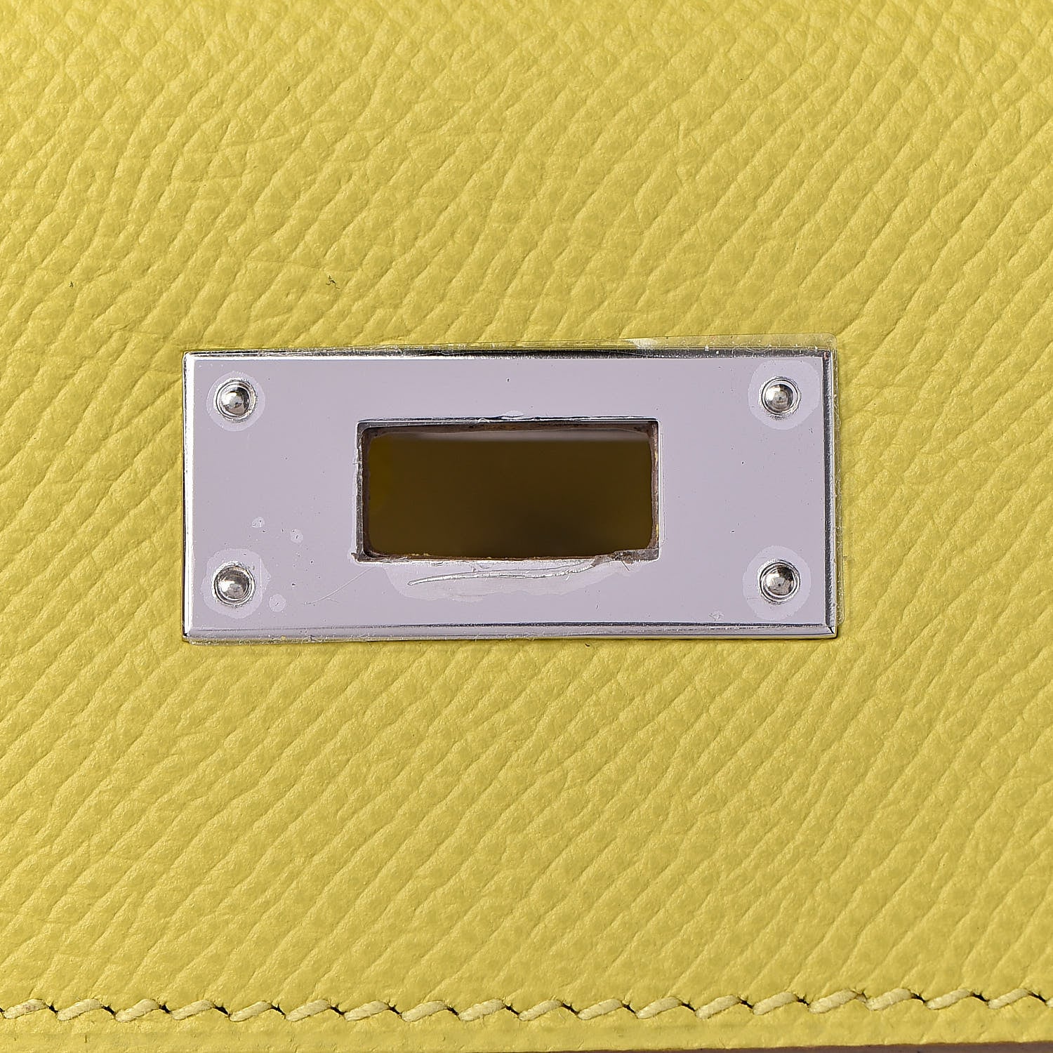 Hermes Epsom Kelly Sellier 28 Lime 16 of 37