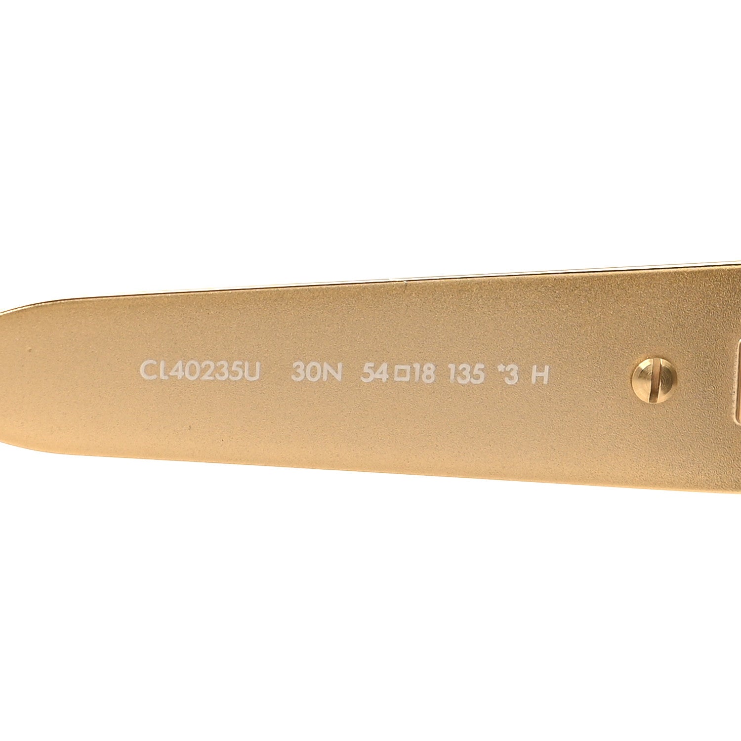 Celine Metal Triomphe 01 Sunglasses CL40235U Gold Green 6 of 7