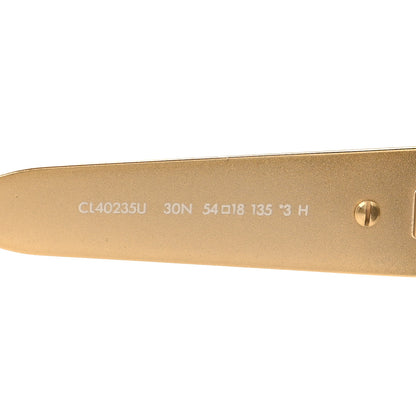 Celine Metal Triomphe 01 Sunglasses CL40235U Gold Green 6 of 7