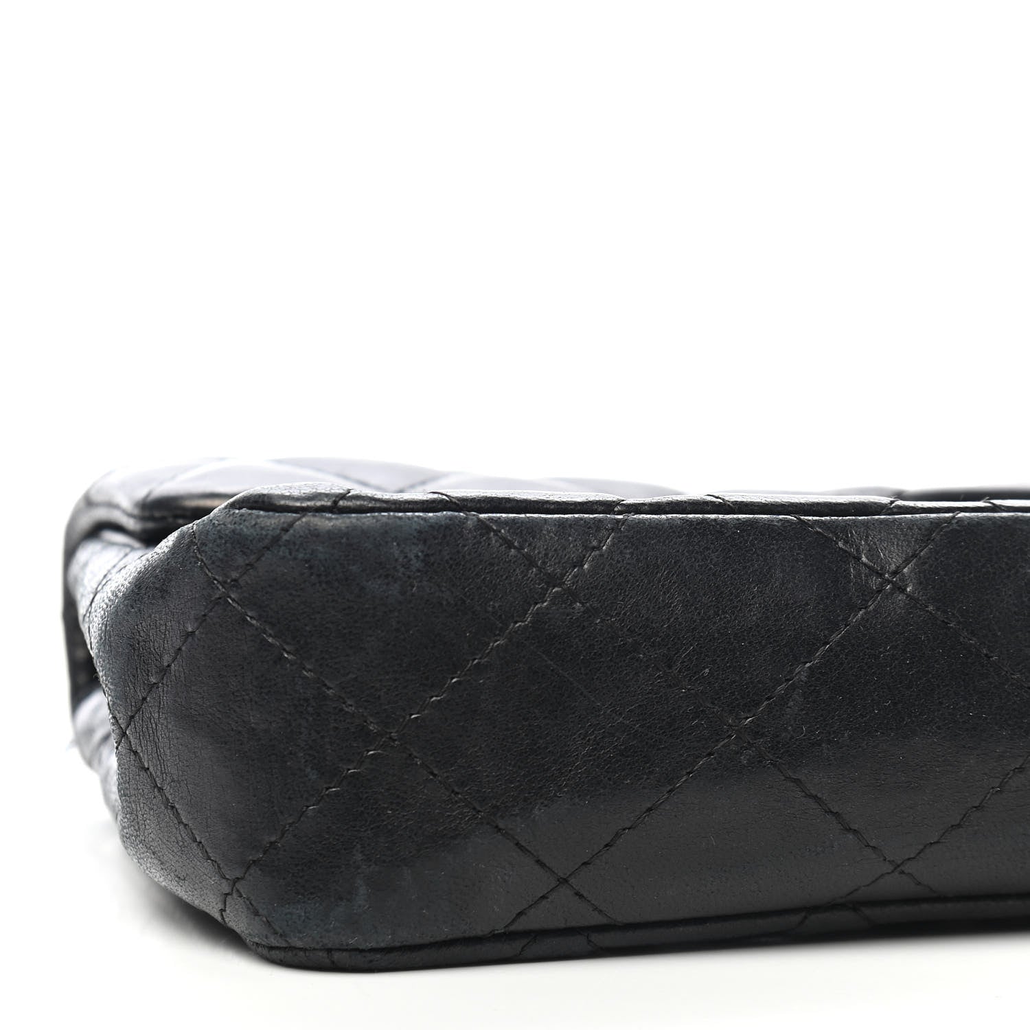 Chanel Lambskin Quilted East West Flap Black 11 of 12