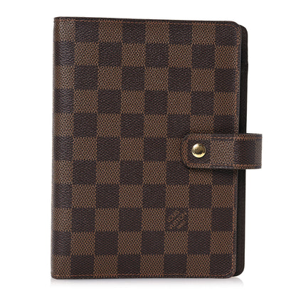 Louis Vuitton Damier Ebene Medium Ring Agenda Cover 1 of 9