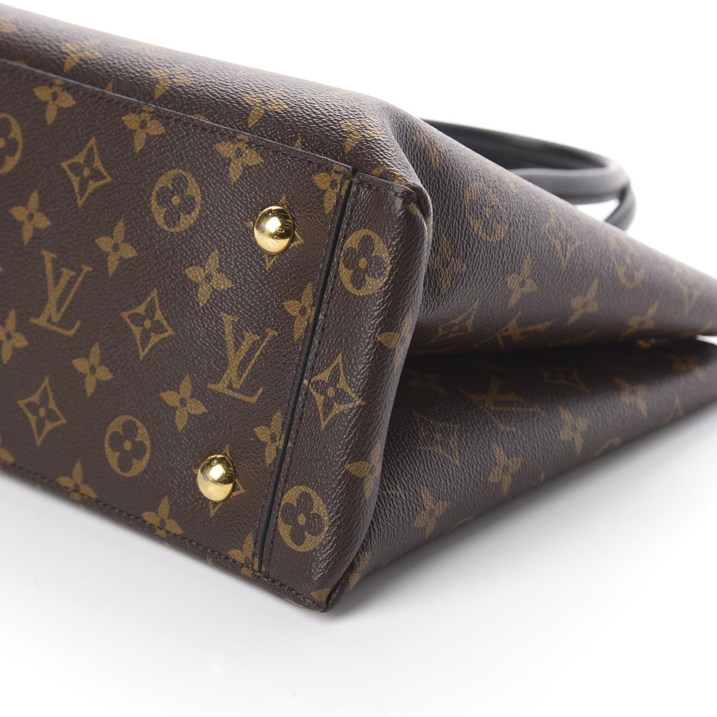 Monogram Flower Tote Black