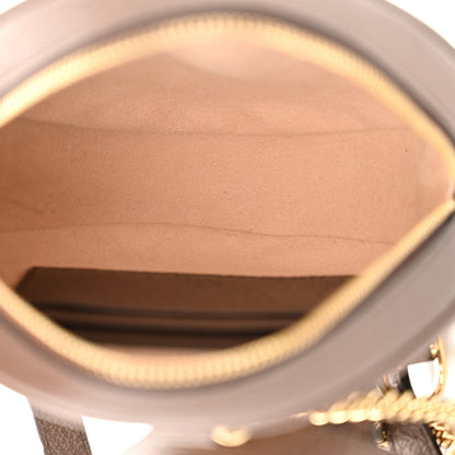 Gucci GG Supreme Monogram Web Mini Ophidia Round Backpack Brown 5 of 10