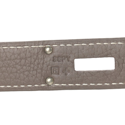 Hermes Taurillon Clemence Jypsiere 34 Etoupe 8 of 14