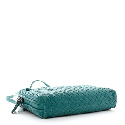 Bottega Veneta Nappa Intrecciato Nodini Crossbody Messenger Mallard 4 of 11