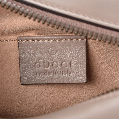 Gucci Calfskin Matelasse Small GG Marmont Chain Shoulder Bag Porcelain Rose 6 of 7