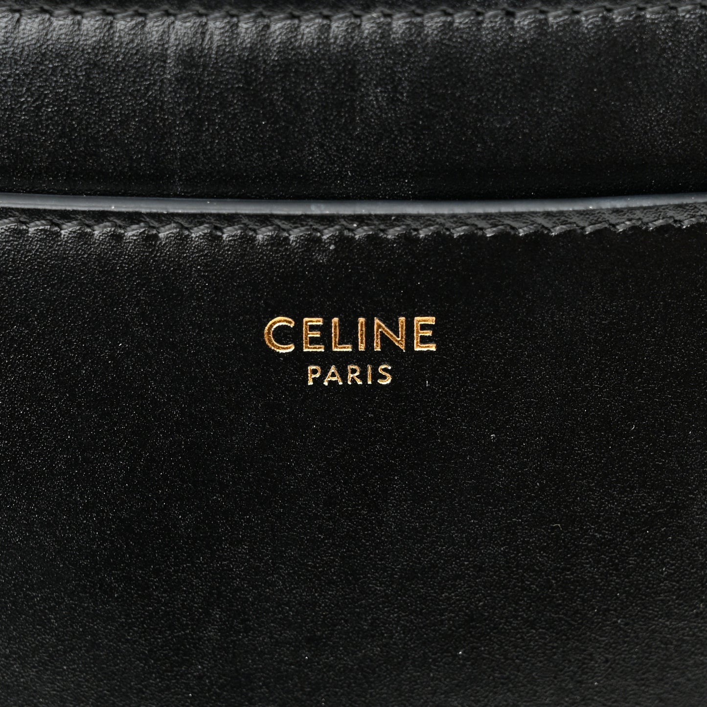 Satinated Calfskin Small 16 Top Handle Bag Black