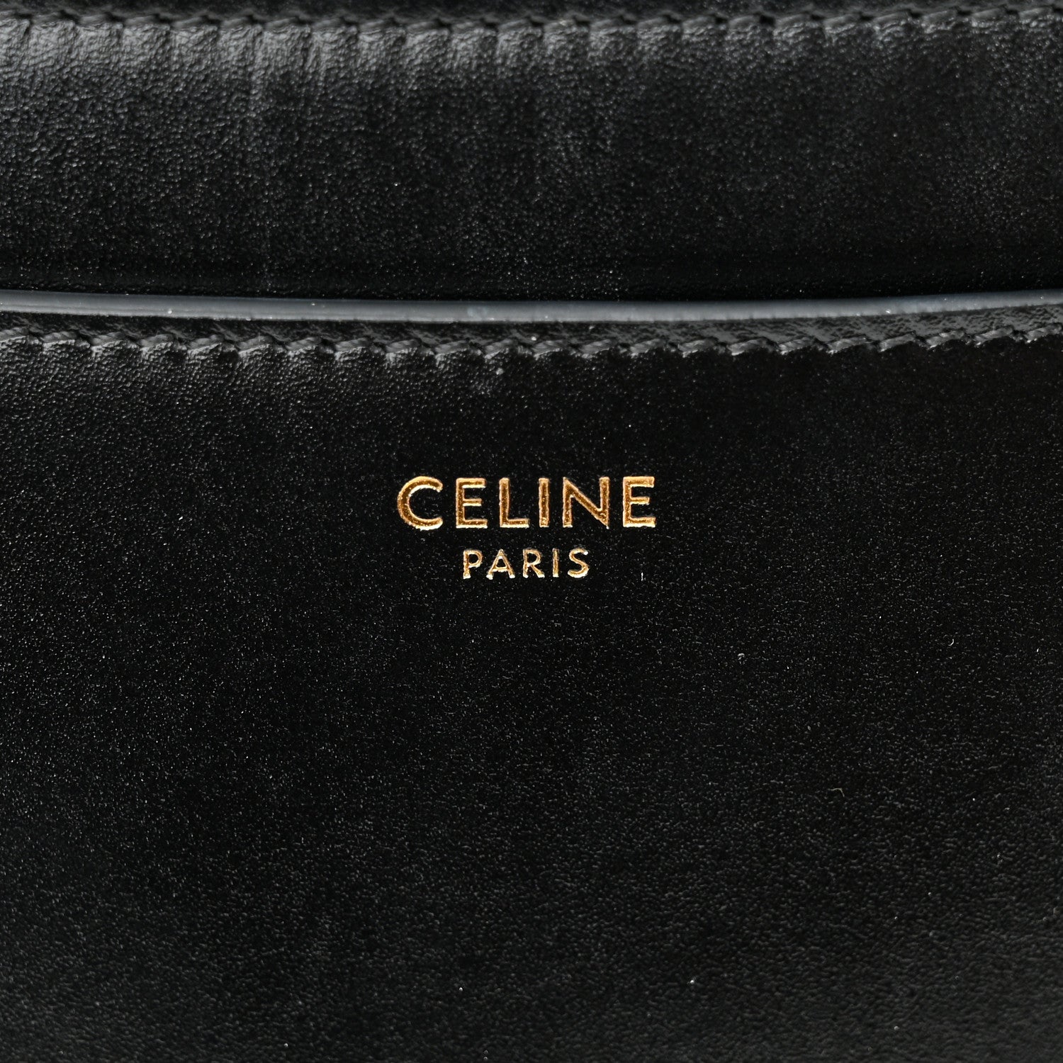 Celine Satinated Calfskin Small 16 Top Handle Bag Black 6 of 11