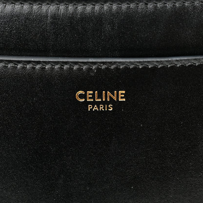 Celine Satinated Calfskin Small 16 Top Handle Bag Black 6 of 11