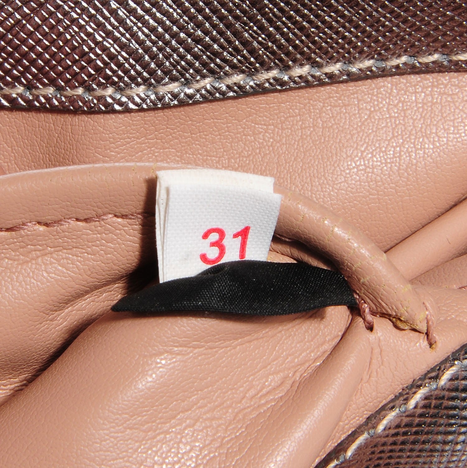 Prada Saffiano Shoulder Flap Silver 9 of 11