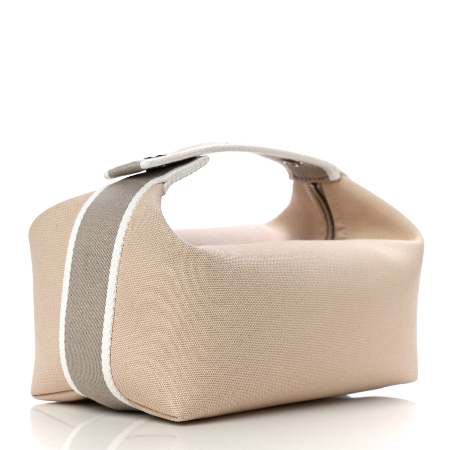 Hermes Canvas Small Bride-A-Brac Pouch Natural 3 of 9