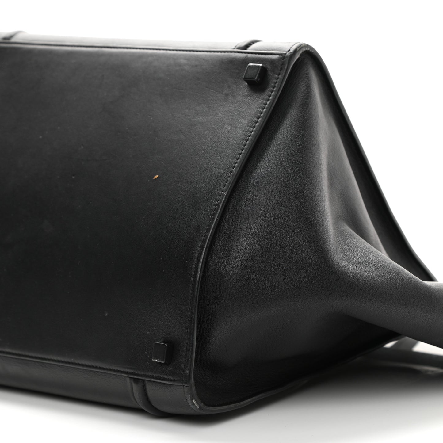 Smooth Calfskin Medium Phantom Luggage Black