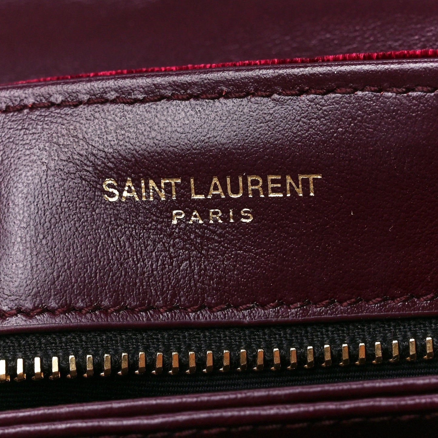 Velvet Y Quilted Monogram Toy Loulou Crossbody Bag French Burgundy