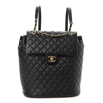 Chanel Lambskin Quilted Large Urban Spirit Backpack Black 1 of 10