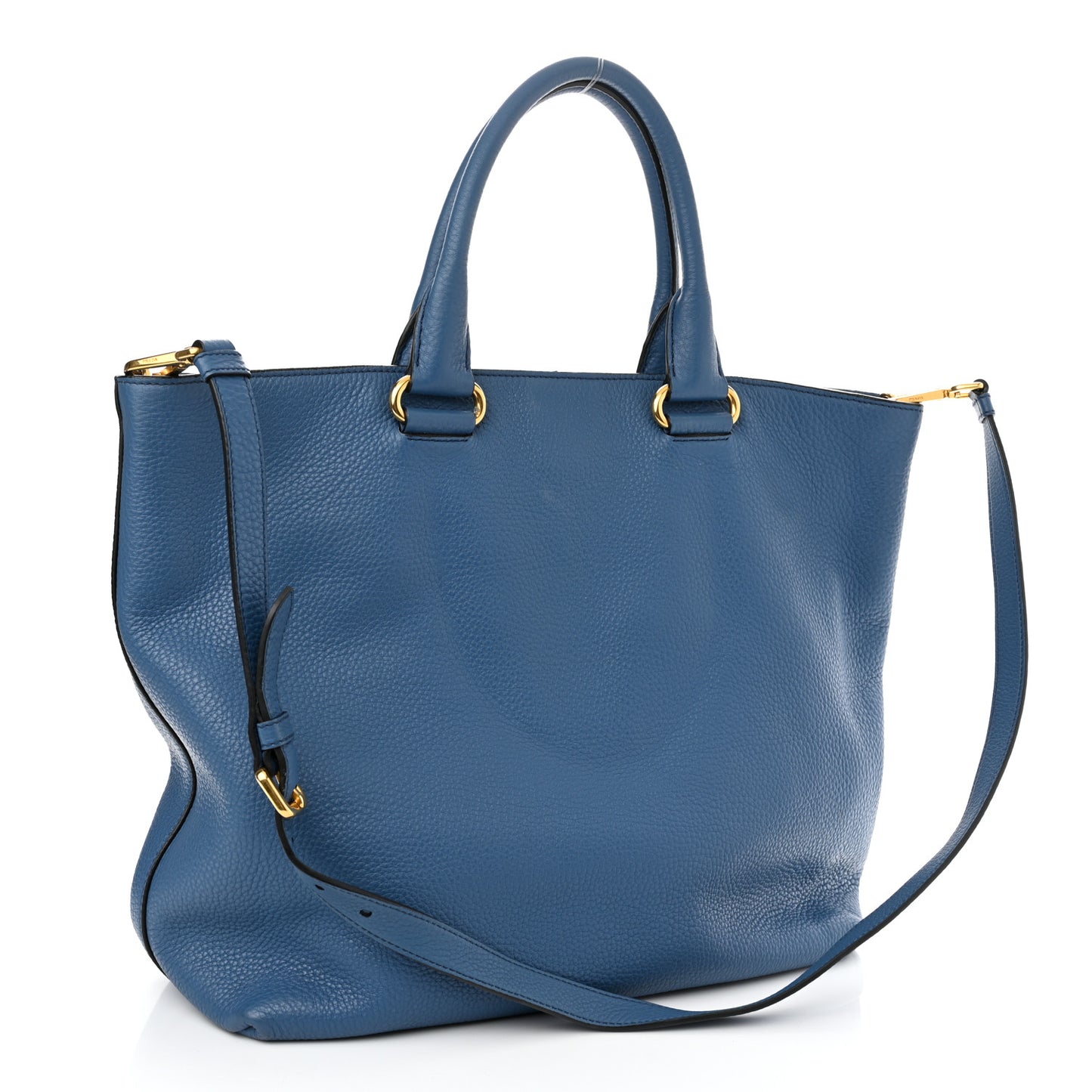 Vitello Daino Shopping Tote Inchiostro