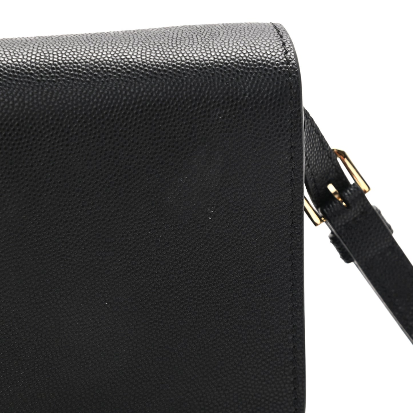Grained Calfskin Mini TB Bag Black
