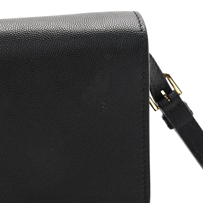 Burberry Grained Calfskin Mini TB Bag Black 11 of 13