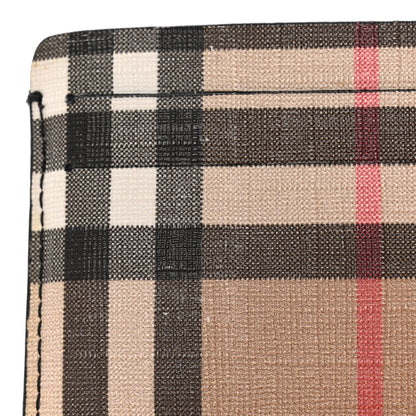 Burberry Vintage Check Calfskin Card Holder Black 10 of 11