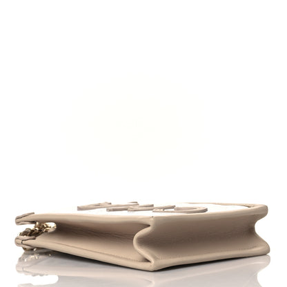 Chanel Tweed PVC Lambskin Clutch With Chain Light Beige 4 of 10