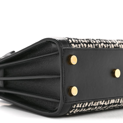 Saint Laurent Tweed Houndstooth Nano Sac De Jour Black 8 of 14