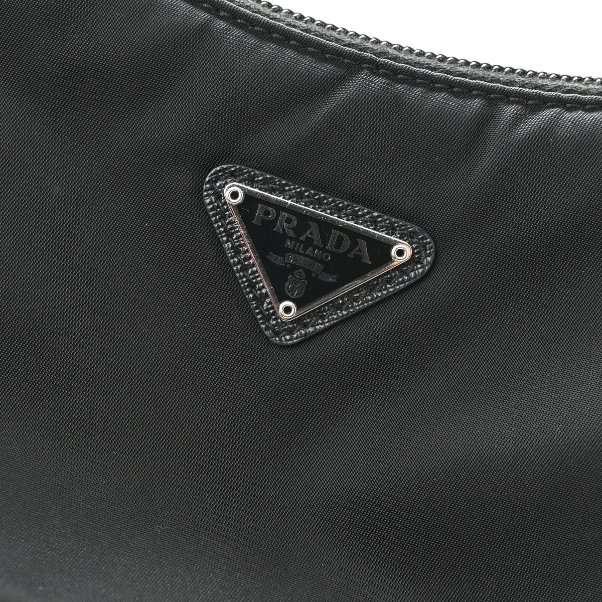 Prada Tessuto Nylon Mini Re-Edition 2000 Bag Black 13 of 13