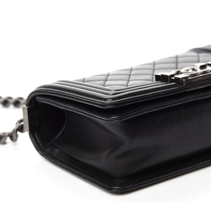 Chanel Lambskin Quilted Small Boy Flap Black 5 of 10