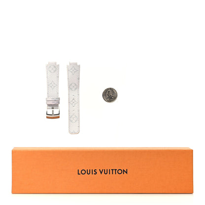 Louis Vuitton Monogram Tambour Watch Strap White 5 of 5