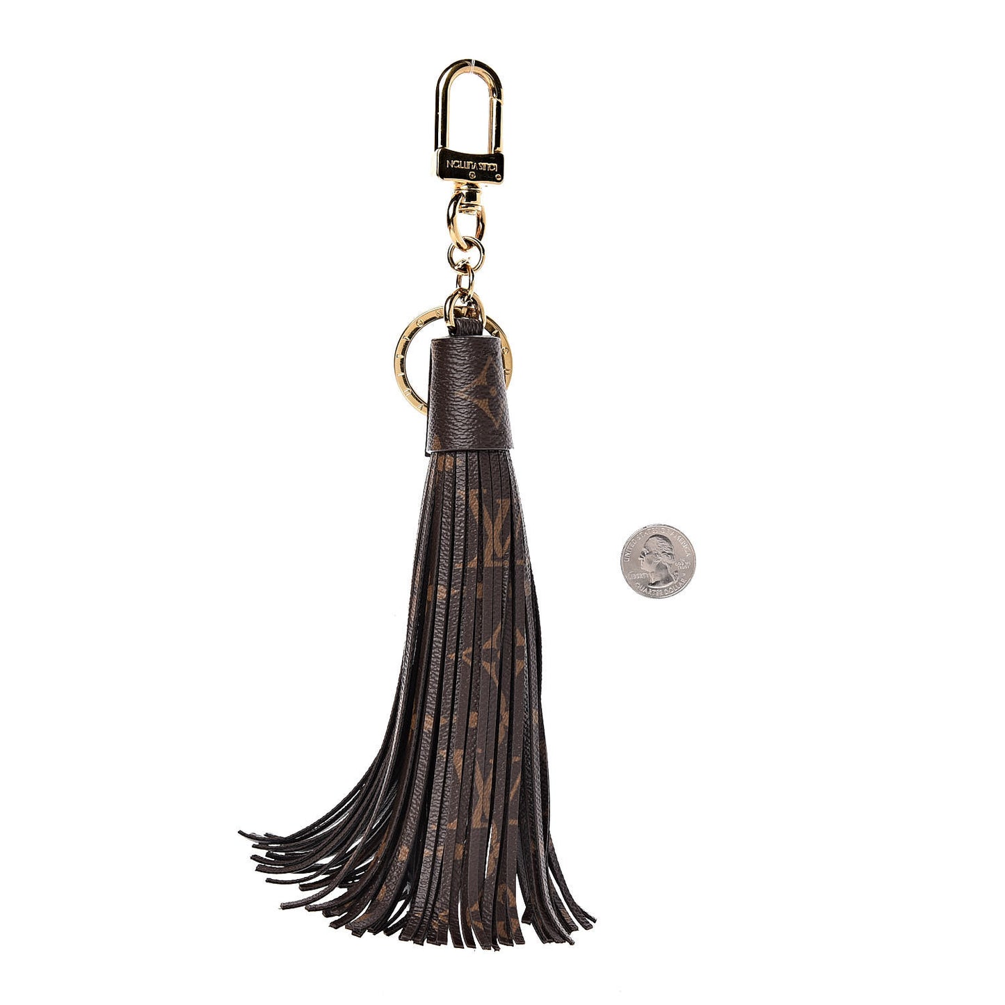 Monogram Tassel Bag Charm