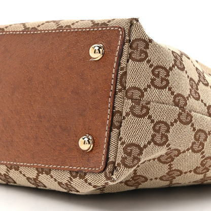 Gucci Monogram Bamboo Handle Bag Brown 9 of 15
