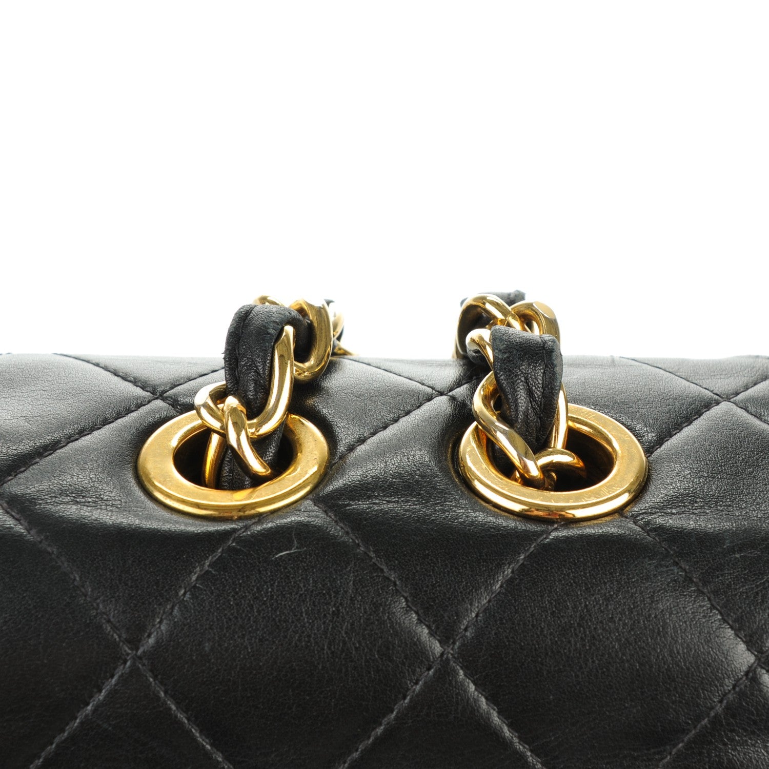 Chanel Lambskin Quilted XL Jumbo Single Flap Black 11 of 12