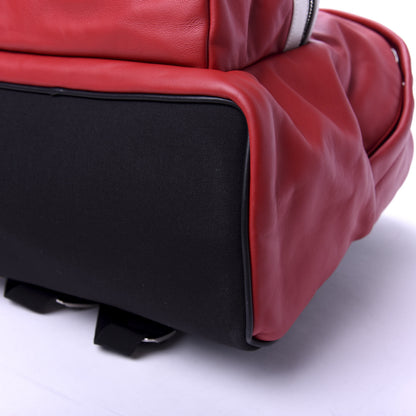 Saint Laurent Smooth Calfskin Stars City Backpack Red 9 of 10