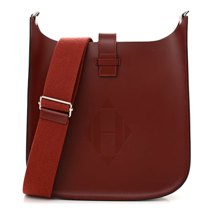 Hermes Vache Hunter Evelyne Sellier 29 PM Rouge H 1 of 11