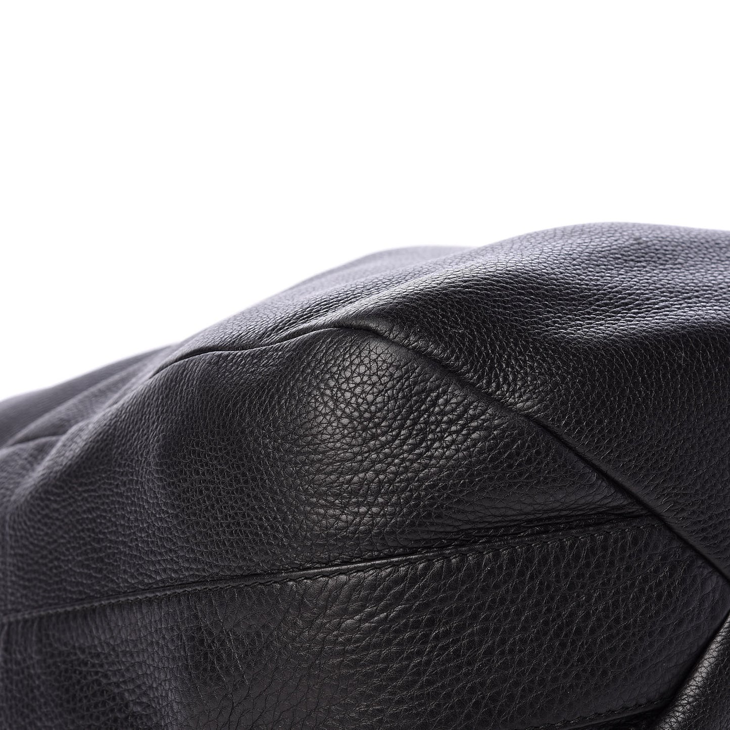 Calfskin Greenwich Medium Shoulder Bag Black