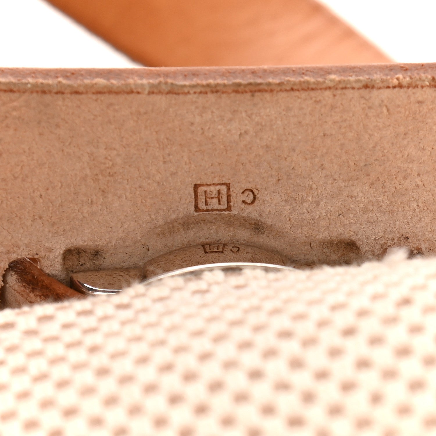 Hermes Toile Vache Calfskin Herbag PM 30 Black Natural 7 of 9