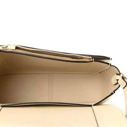 Celine Shiny Smooth Calfskin Medium Frame Shoulder Bag Chalk Mastic 5 of 10