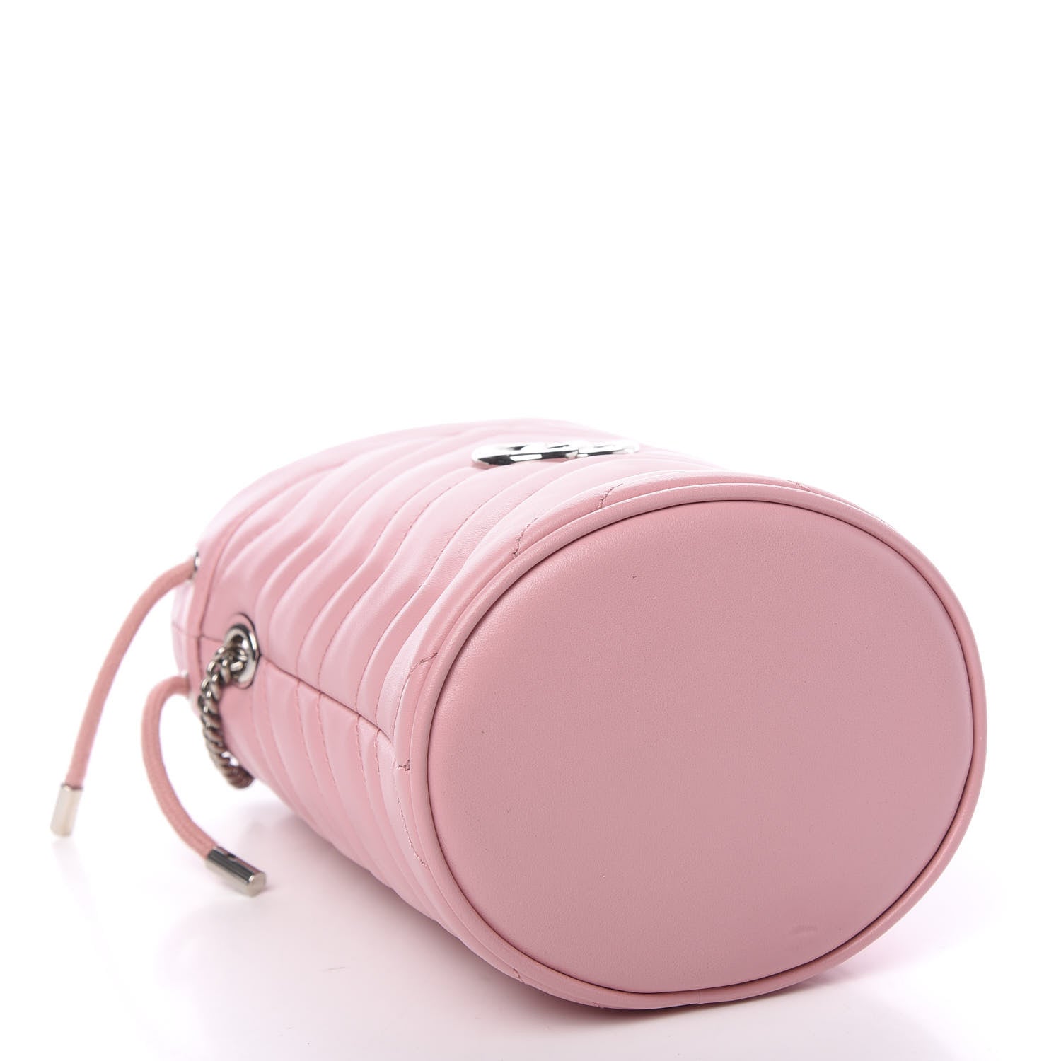 Gucci Calfskin Matelasse Mini GG Marmont 2.0 Bucket Bag Wild Rose 3 of 9