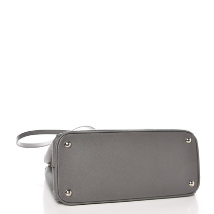 Prada Saffiano Small Galleria Double Zip Tote Marmo 4 of 6