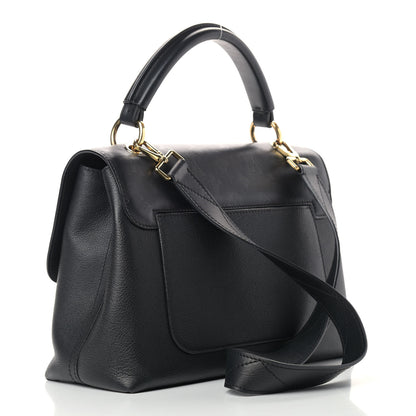 Louis Vuitton Calfskin Monogram Very One Handle Black 3 of 13
