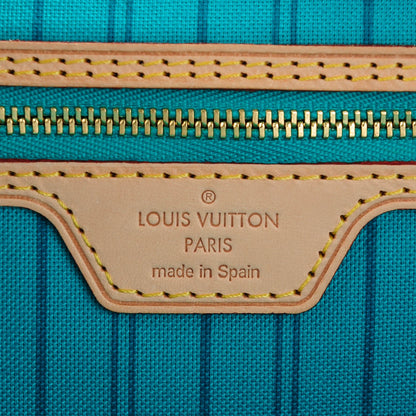 Louis Vuitton Monogram V Neverfull MM Turquoise 6 of 7