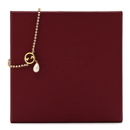 Gucci Crystal Pearl Bracelet Gold Gold 5 of 5