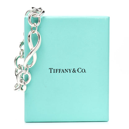 Tiffany Sterling Silver Wide Infinity Chain Bracelet 4 of 4