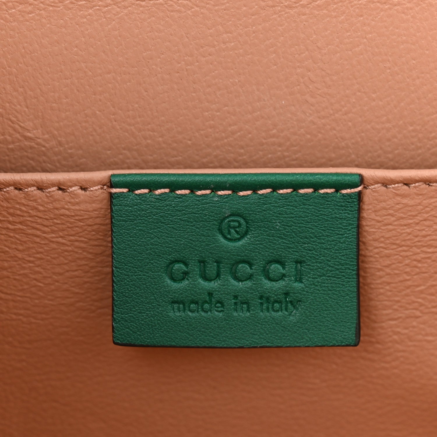 Gucci Mousse Top Patent Small Sylvie 1969 Top Handle Bag Emerald 6 of 10
