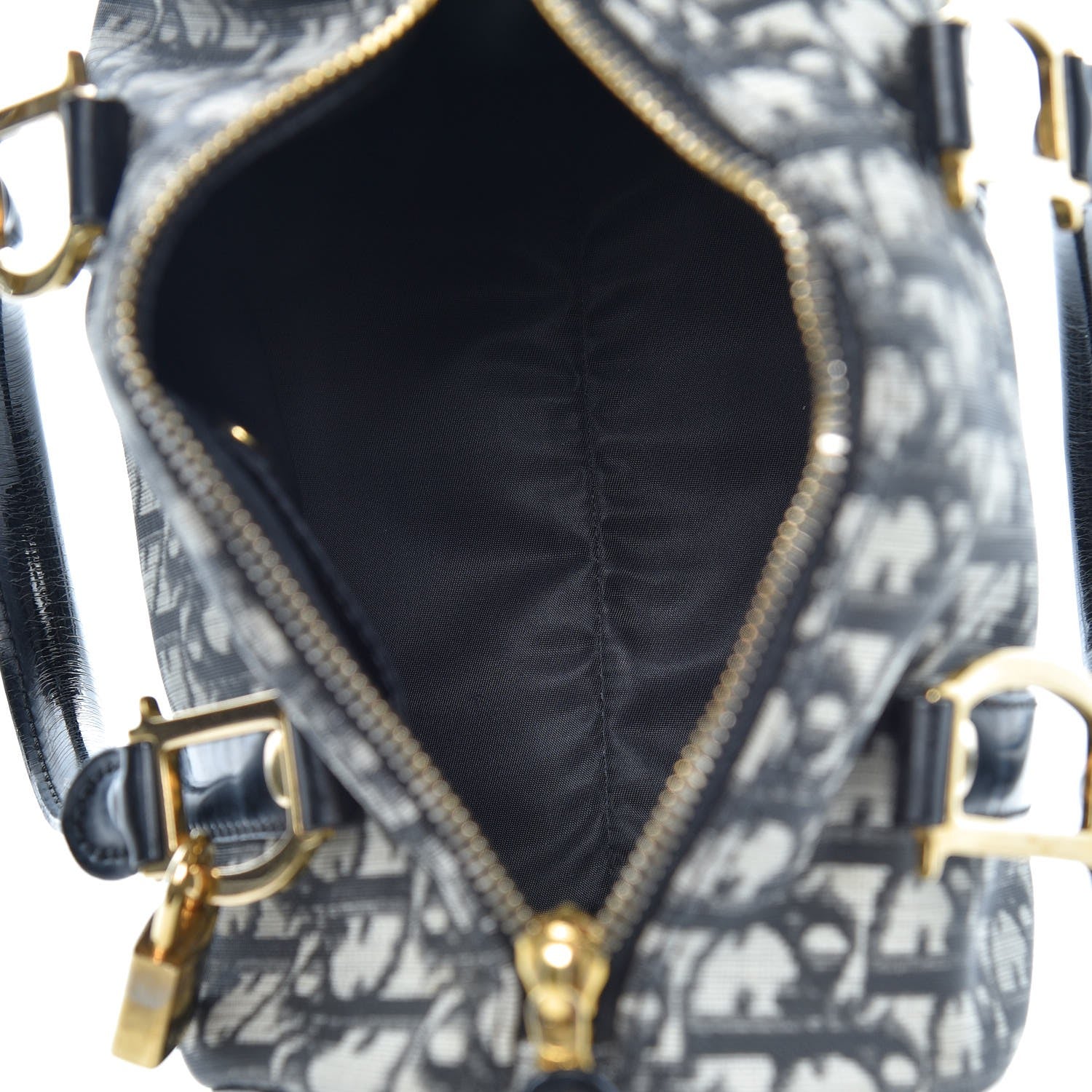 Christian Dior Monogram Boston Black 5 of 9