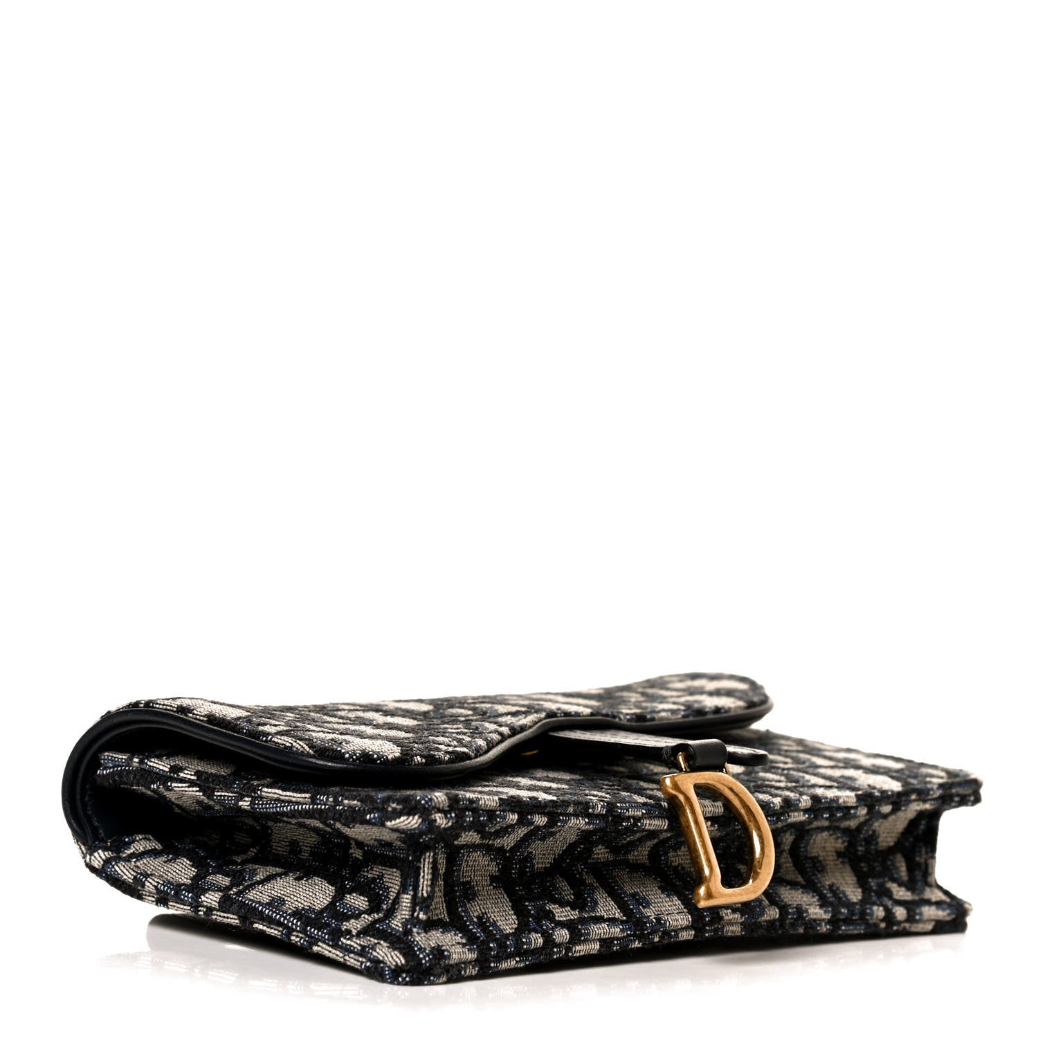 Christian Dior Oblique Saddle Belt Bag Blue 3 of 11